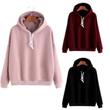 Load image into Gallery viewer, Hot Fashion Women Hoodies Sweatshirt Ladies Hooded Soft Cotton Tops Jumper Pullover UK