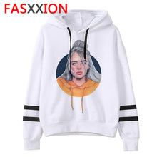 Load image into Gallery viewer, Billie Eilish Hoodies men/women funny hip hop fashion kawaii Sweatshirt Graphic harajuku 90s Tumblr hooded streetwear male
