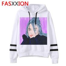 Load image into Gallery viewer, Billie Eilish Hoodies men/women funny hip hop fashion kawaii Sweatshirt Graphic harajuku 90s Tumblr hooded streetwear male
