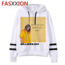 Load image into Gallery viewer, Billie Eilish Hoodies men/women funny hip hop fashion kawaii Sweatshirt Graphic harajuku 90s Tumblr hooded streetwear male
