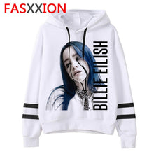 Load image into Gallery viewer, Billie Eilish Hoodies men/women funny hip hop fashion kawaii Sweatshirt Graphic harajuku 90s Tumblr hooded streetwear male
