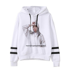 Load image into Gallery viewer, Billie Eilish Hoodies men/women funny hip hop fashion kawaii Sweatshirt Graphic harajuku 90s Tumblr hooded streetwear male
